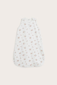 Baby white floral sleeping bag