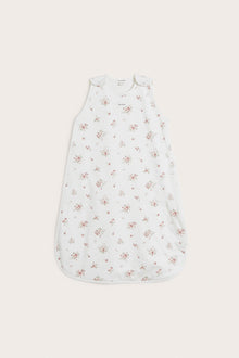 Baby white floral sleeping bag