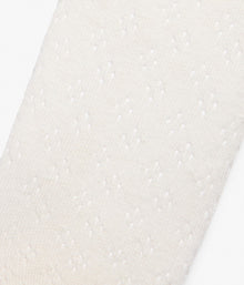 Baby white hole pattern tights