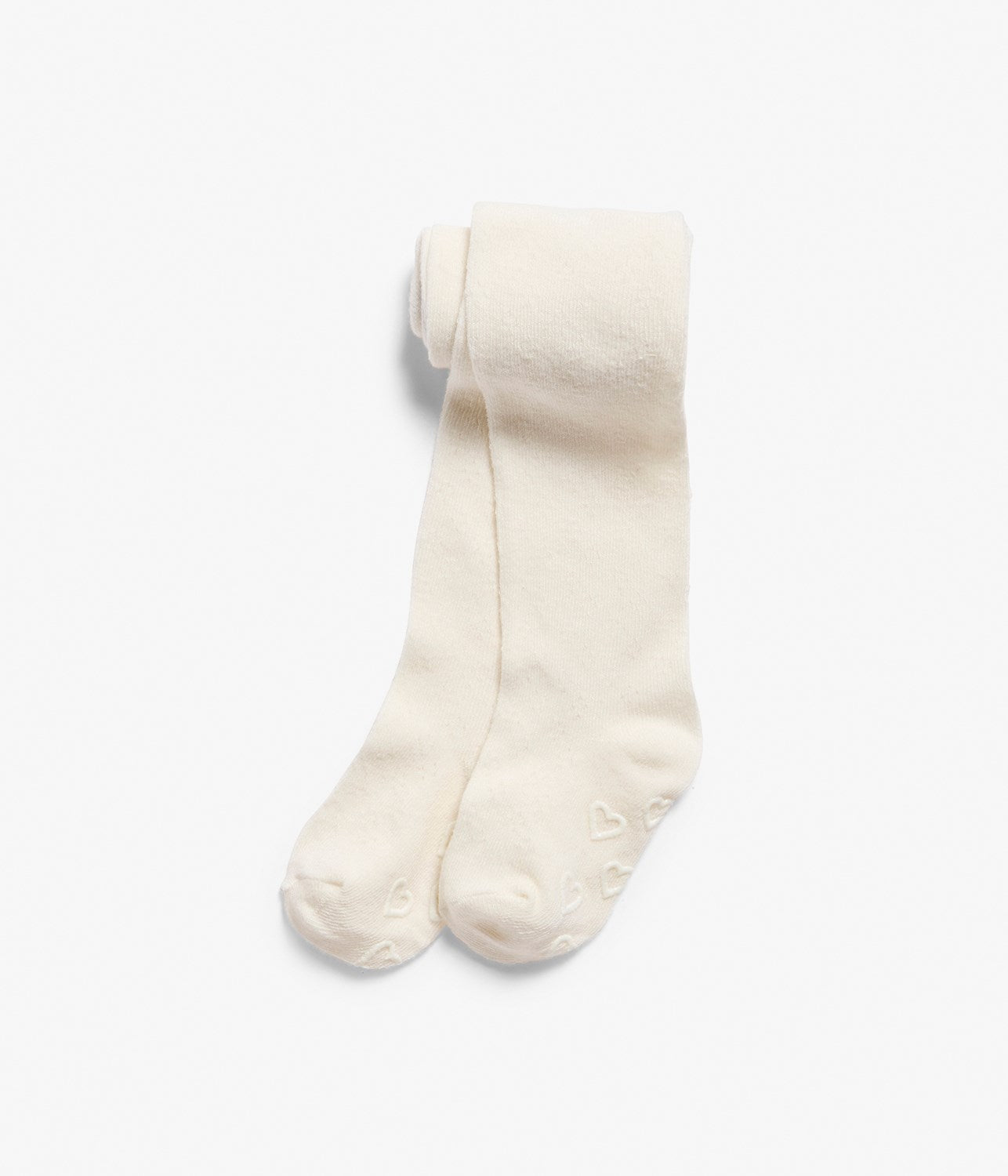 Baby white hole pattern tights