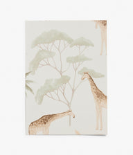 Savannah white safari wallpaper sample