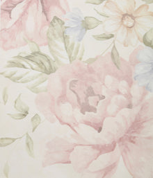 Flower Garden Mural beige wallpaper