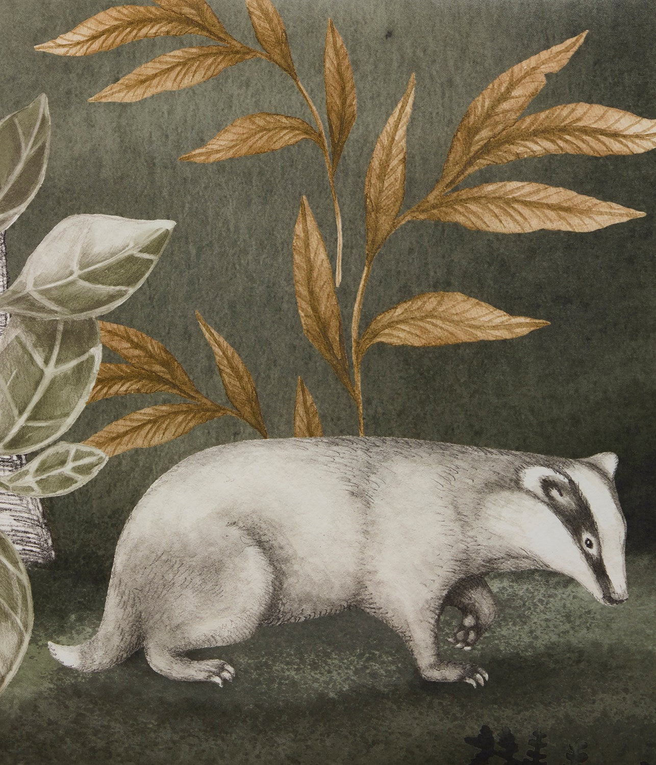 Wild Forest Mural wallpaper