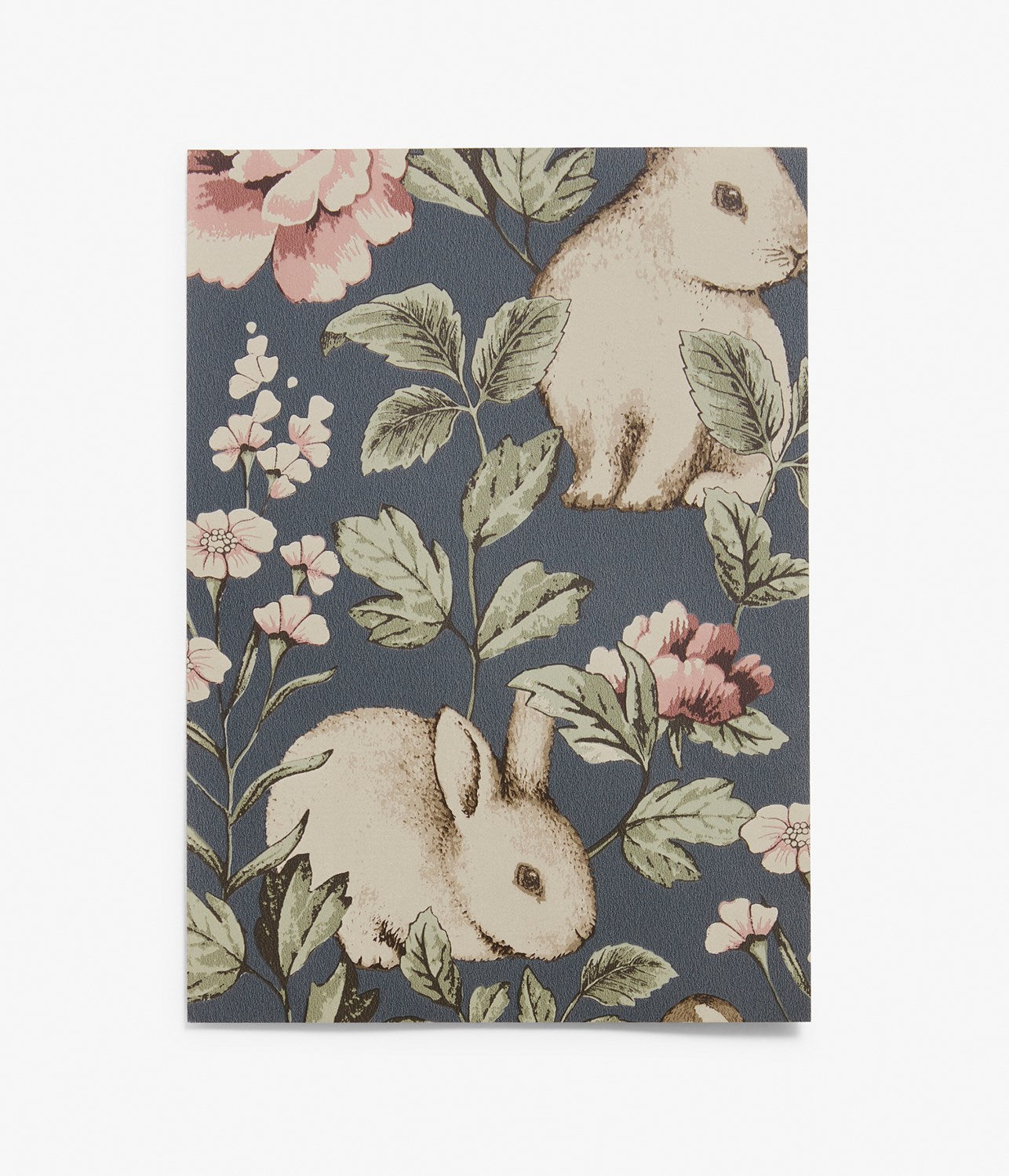 Magic Forest dark blue animal wallpaper sample