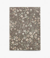 Florence brown floral wallpaper sample