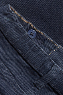 Kids blue woven twill trousers