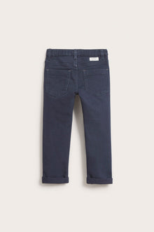 Kids blue woven twill trousers