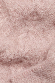 Womens pink pattern knitted jumper