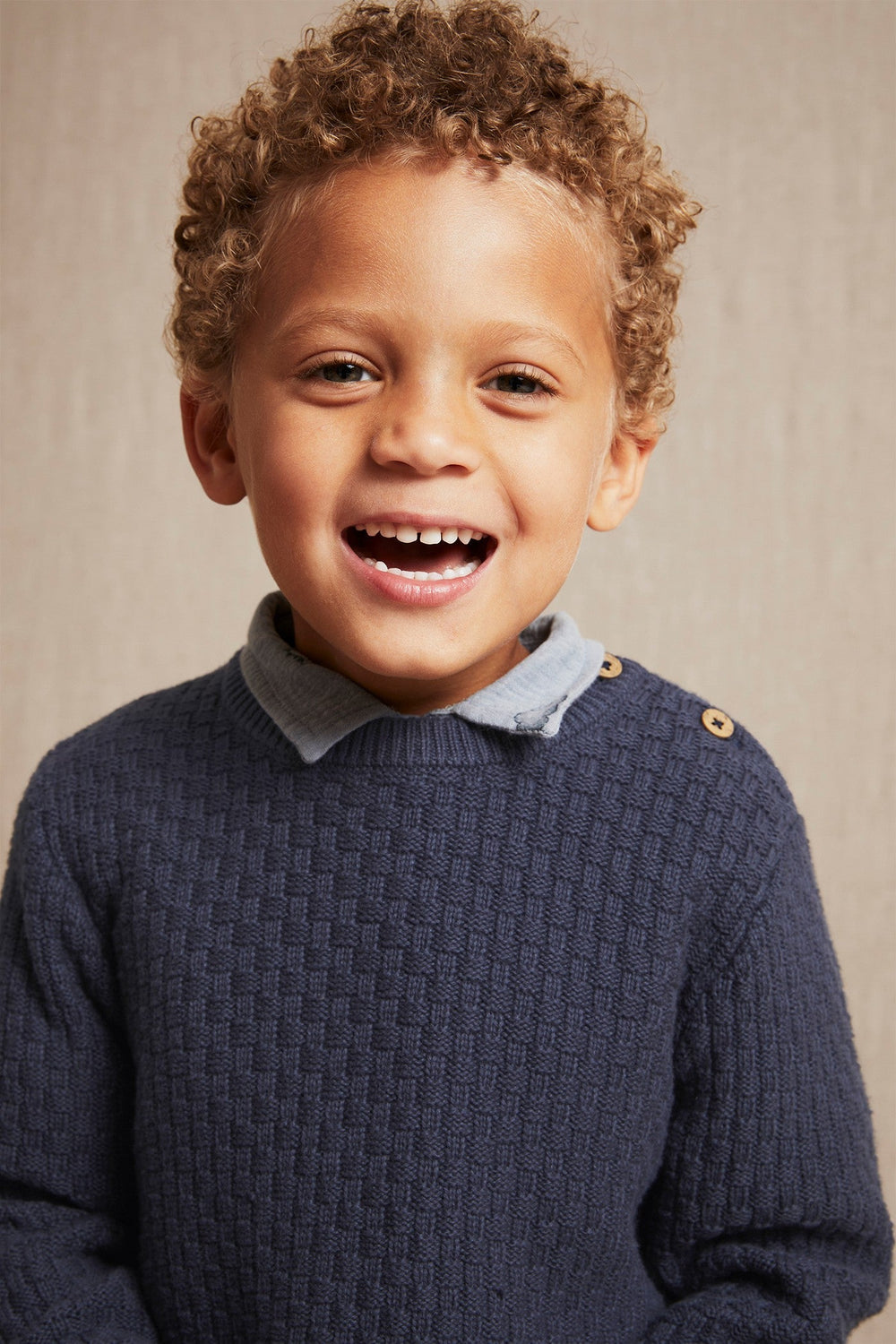 Navy blue jumper kids hotsell