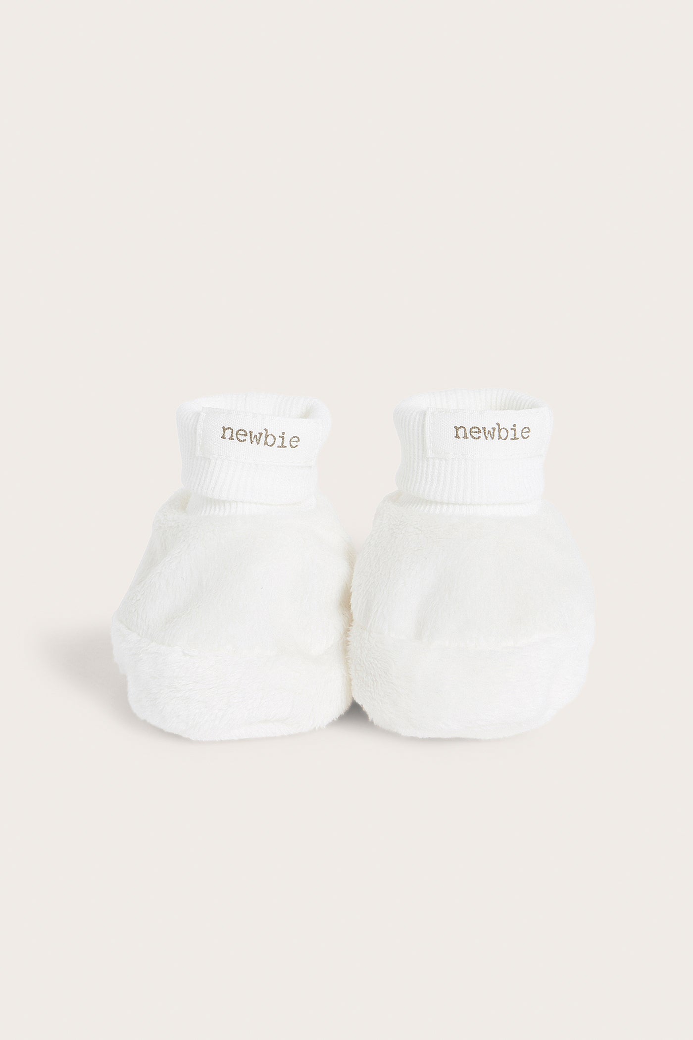 Baby white booties