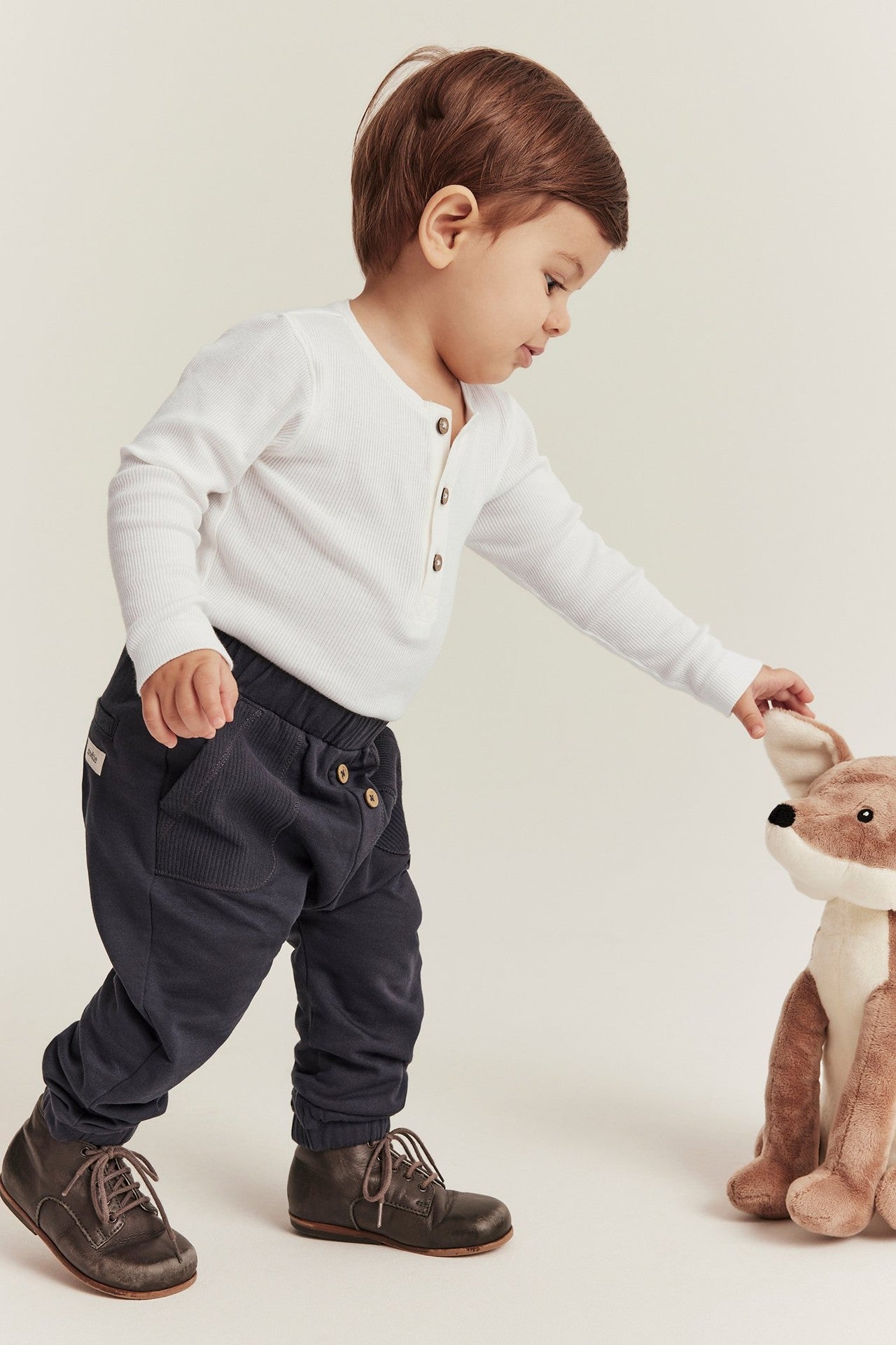 Baby white ribbed basic bodysuit