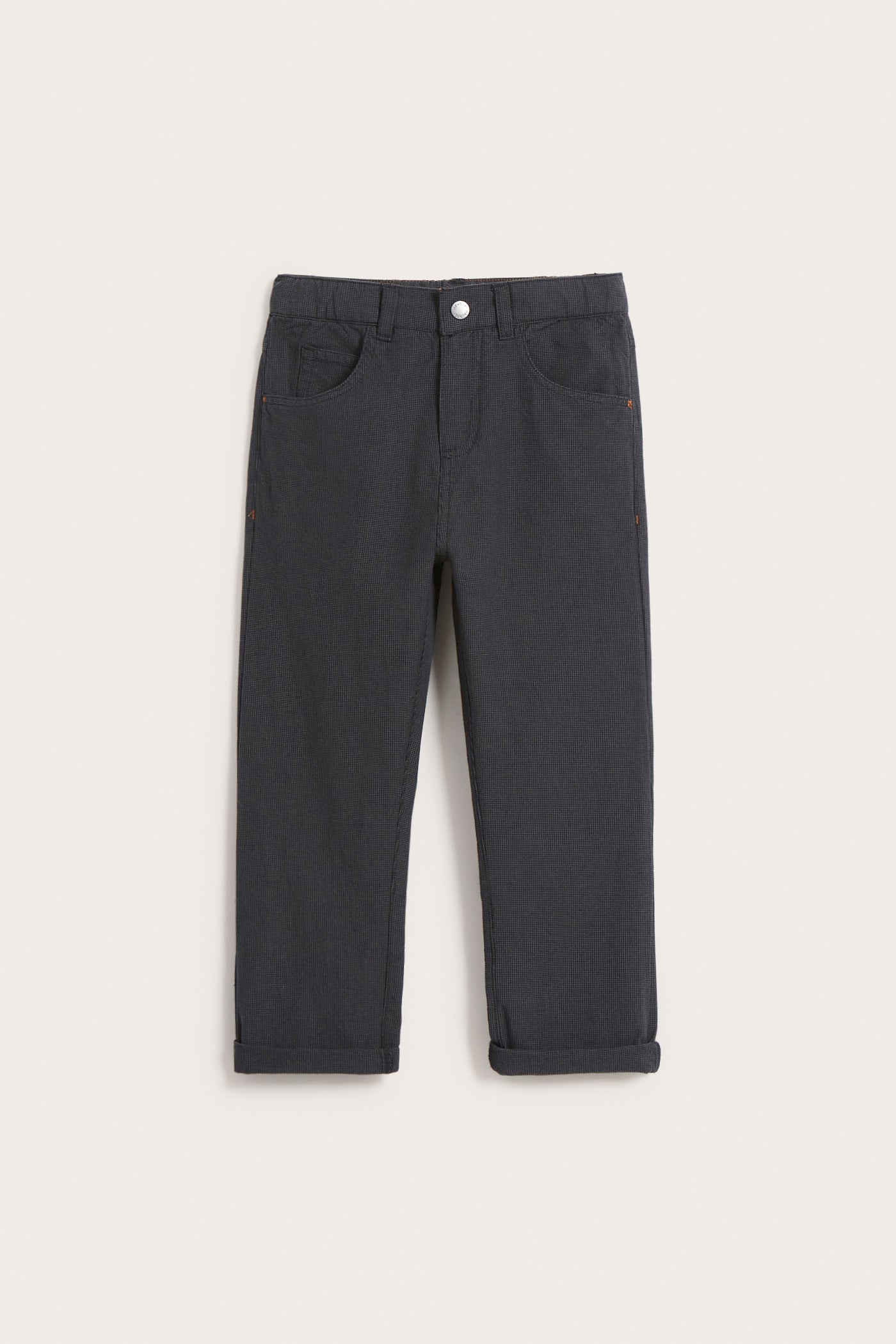 Kids grey 5-pocket trousers