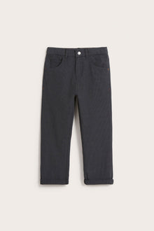 Kids grey 5-pocket trousers