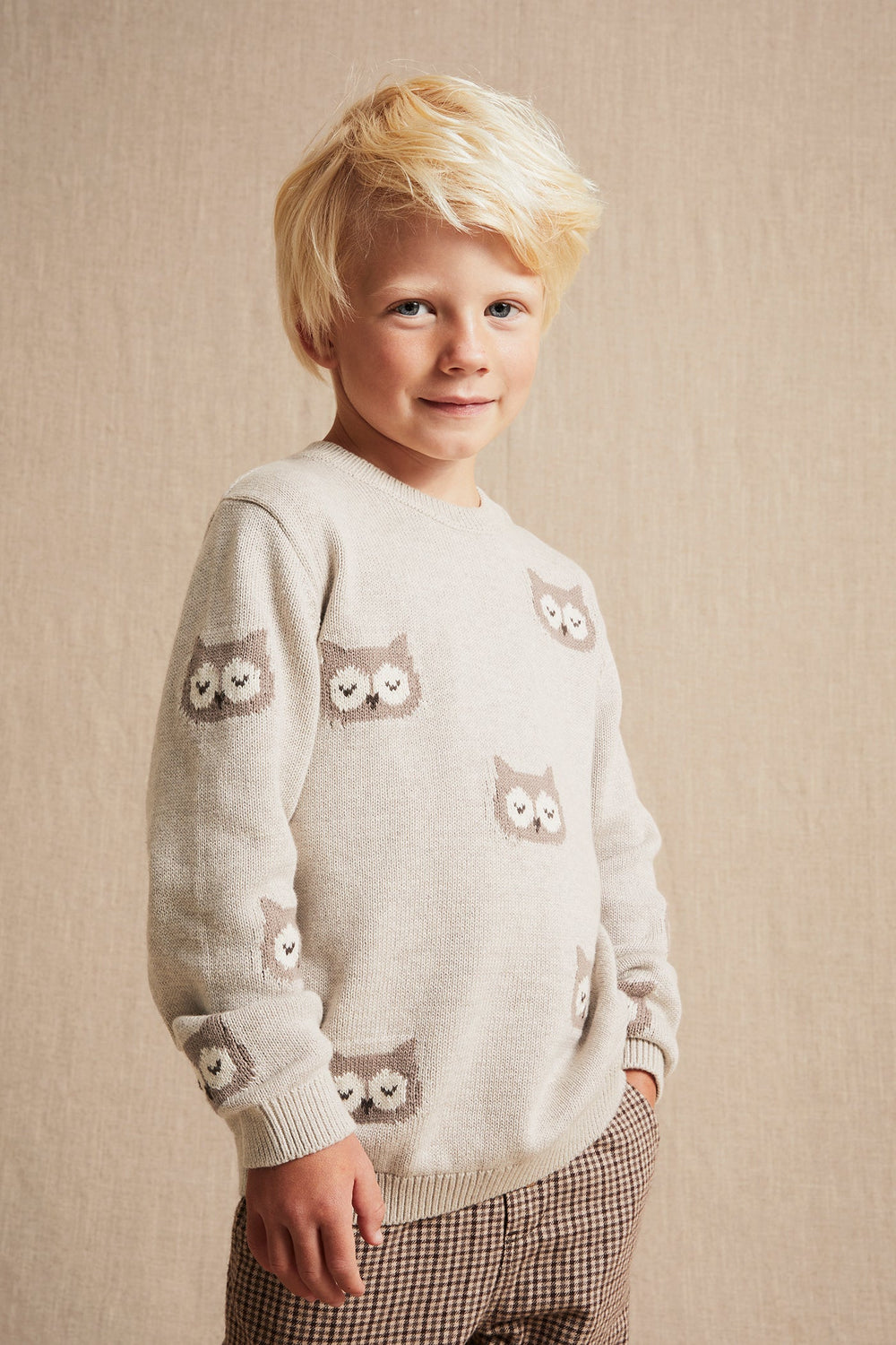 Kids grey sweater hotsell