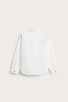 Kids white tuxedo bow tie shirt