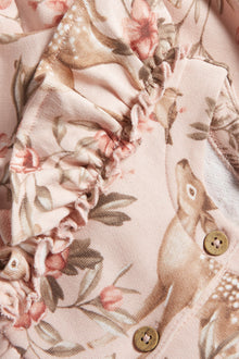 Baby pink floral jumpsuit
