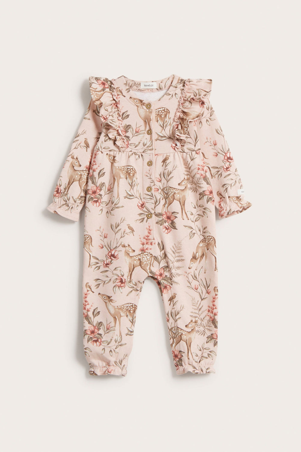 Baby pink floral jumpsuit