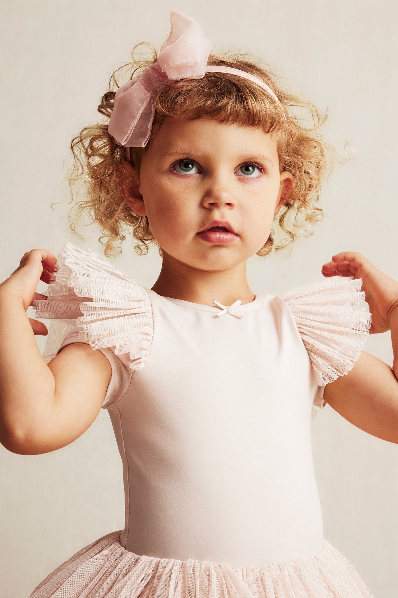Baby & kids' pink ballerina mesh dress