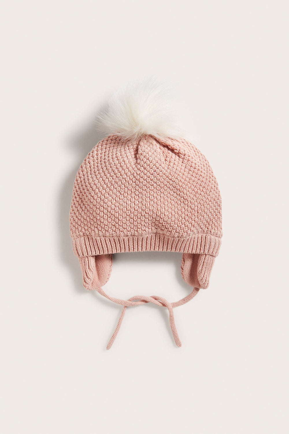 Cotton baby hat with ear flaps online