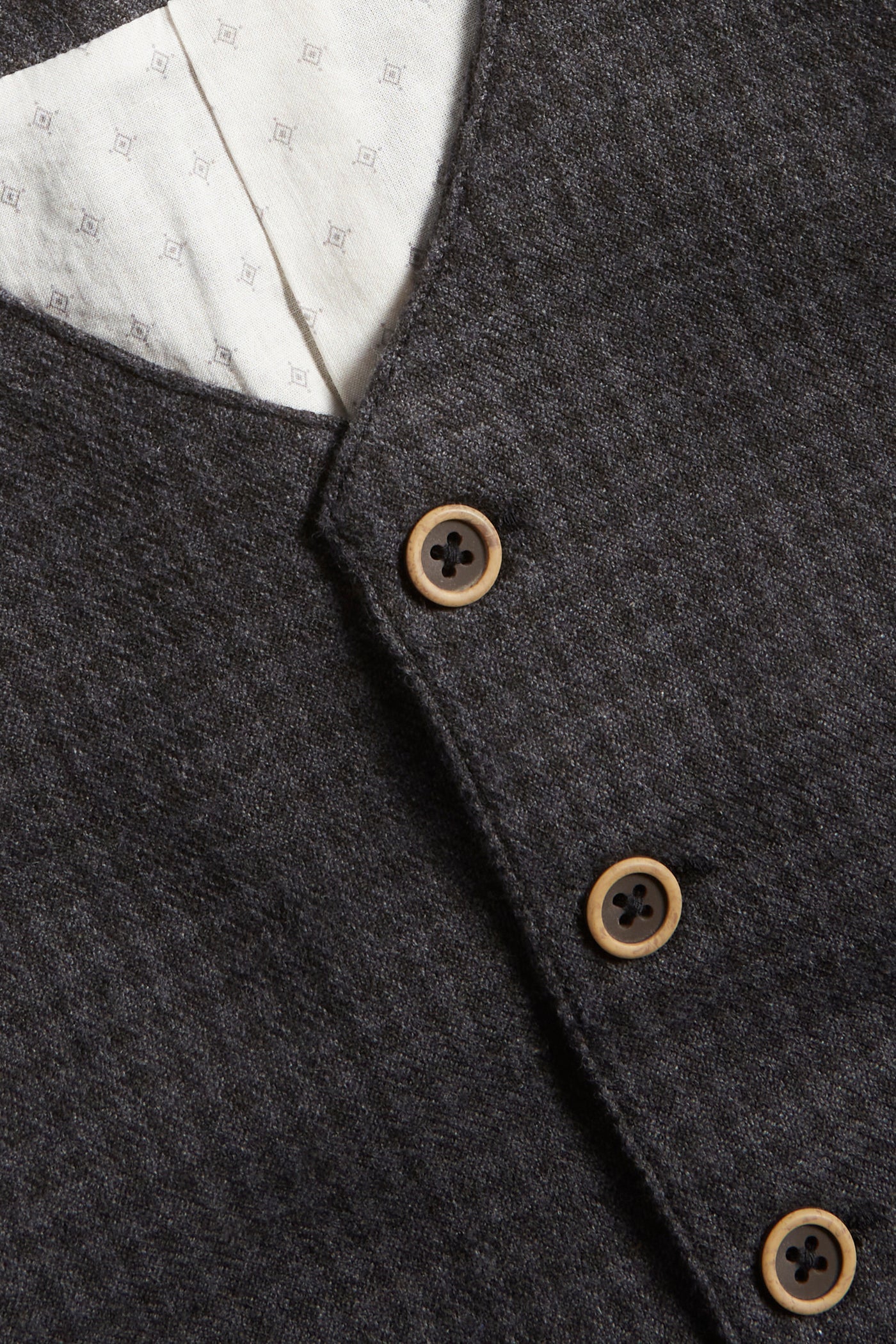 Kids' dark grey waistcoat