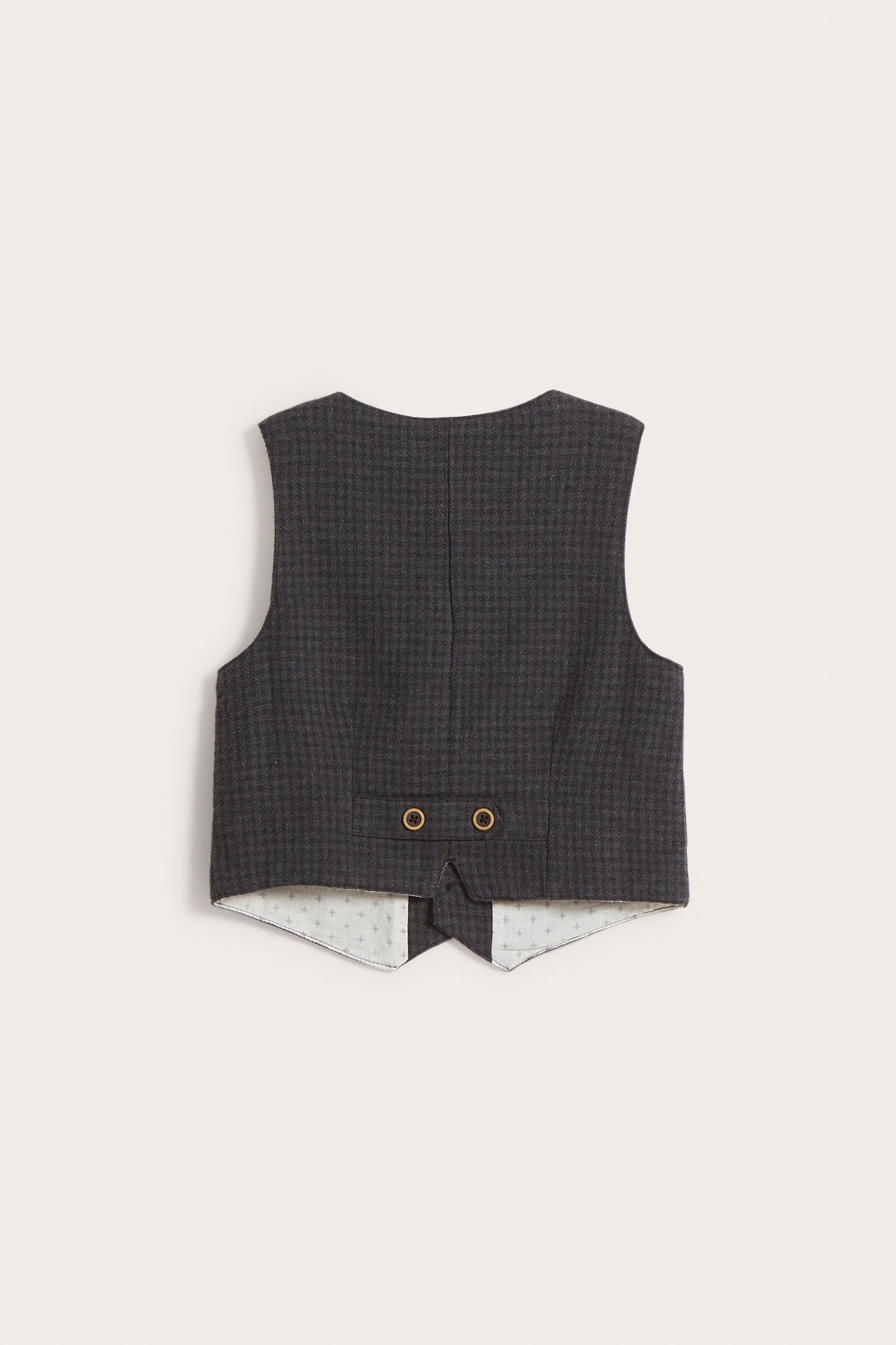 Kids' dark grey waistcoat