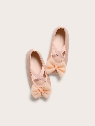 Baby pink ballerina shoes deals