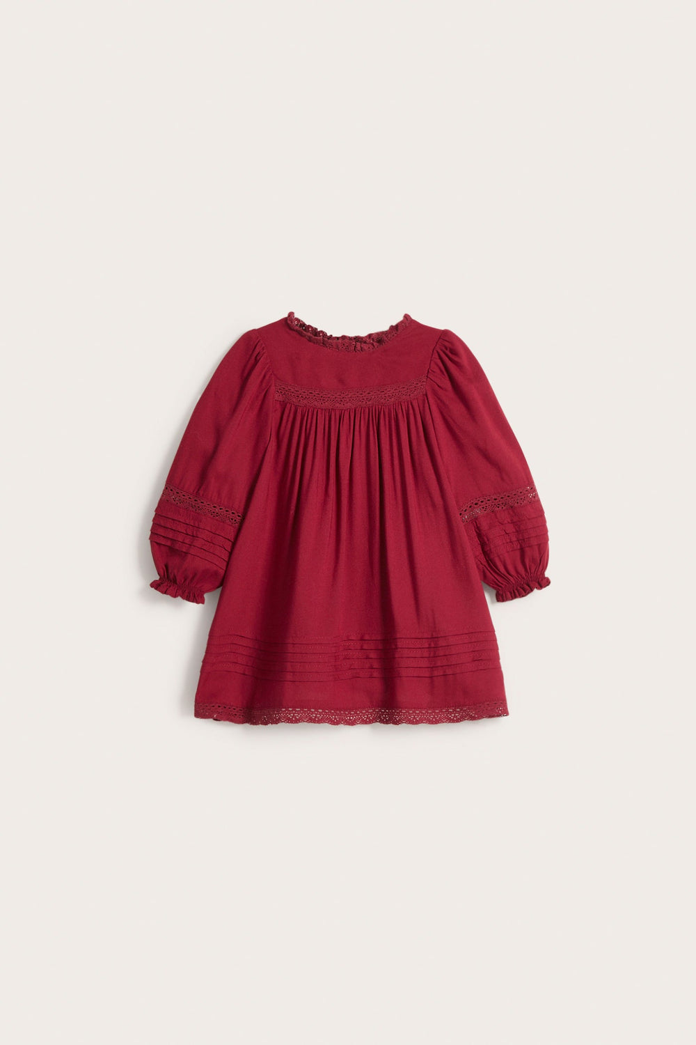 Red lace baby dress store