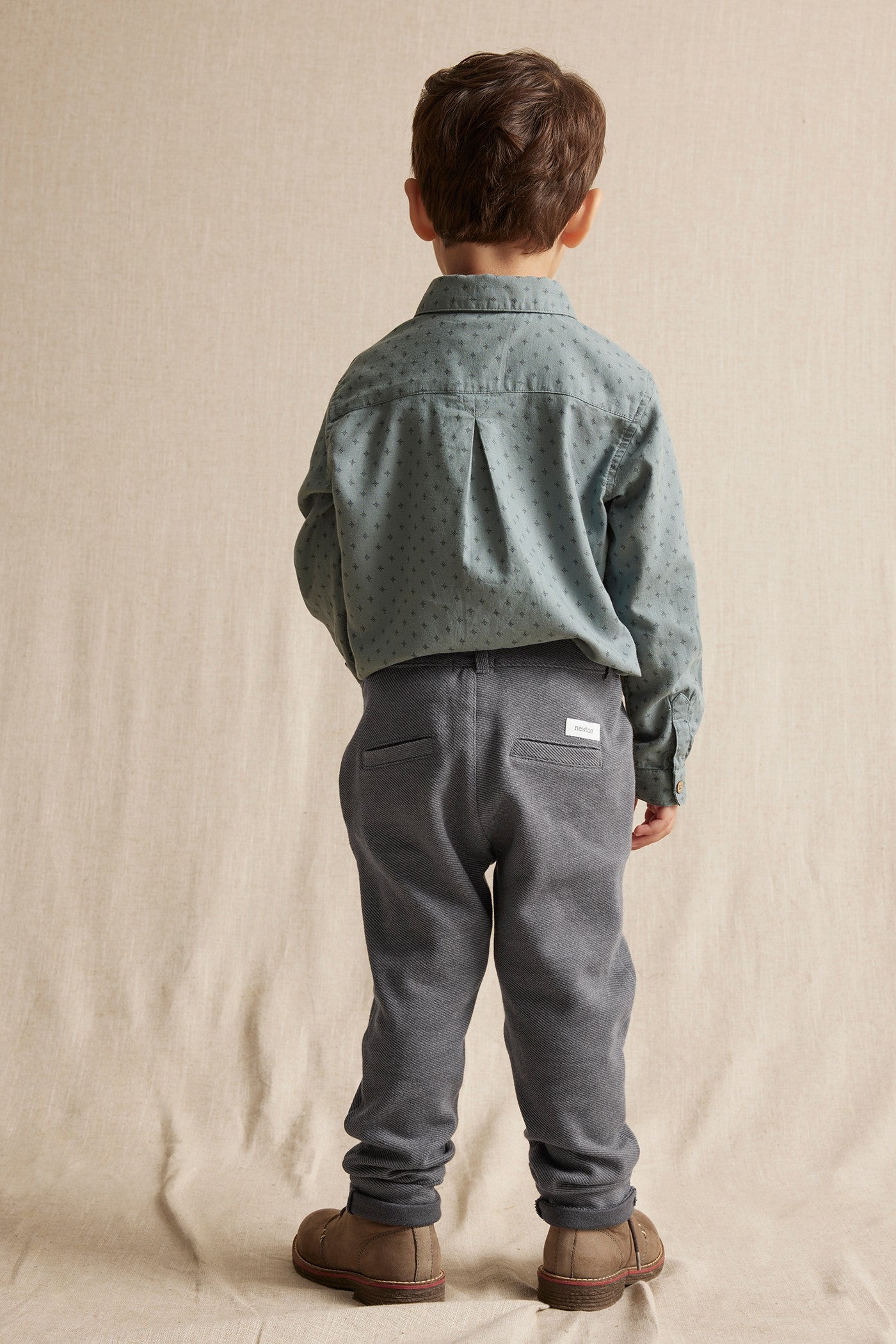 Kids' grey dressed trousers