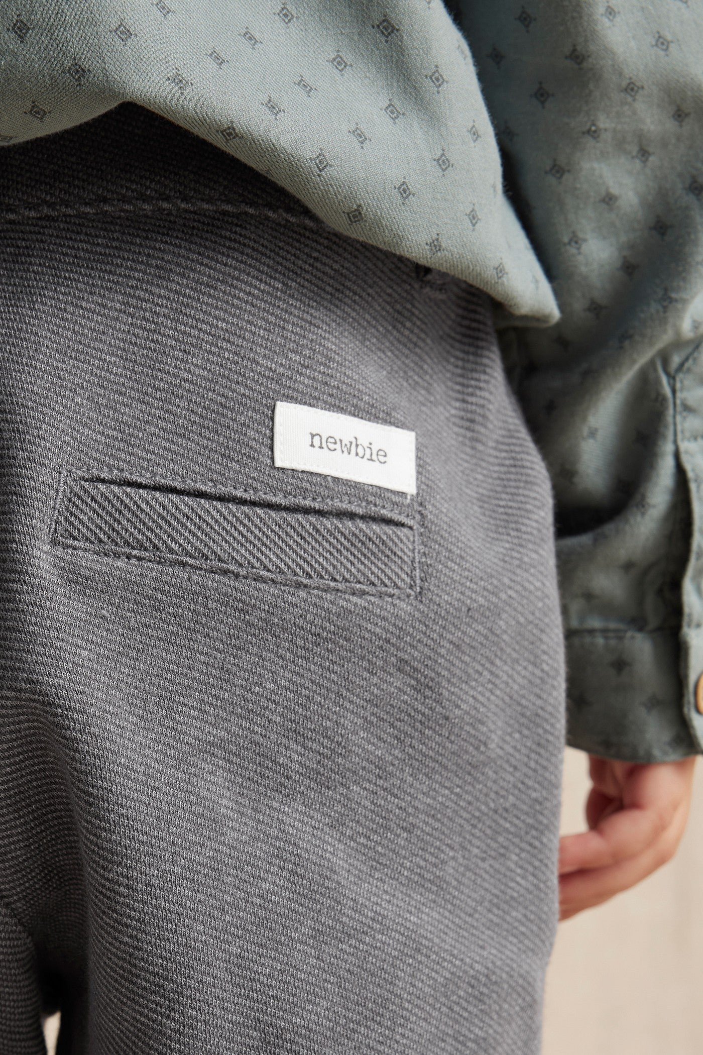 Kids' grey dressed trousers