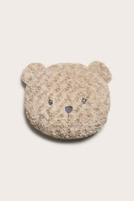 Fluffy teddy bear pillow