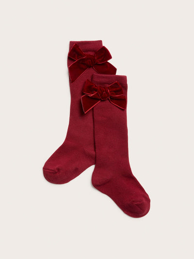 Red knee high socks near me sales