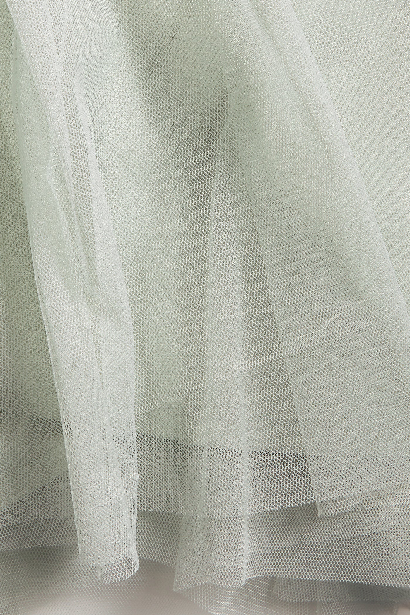 Women's green mesh skirt