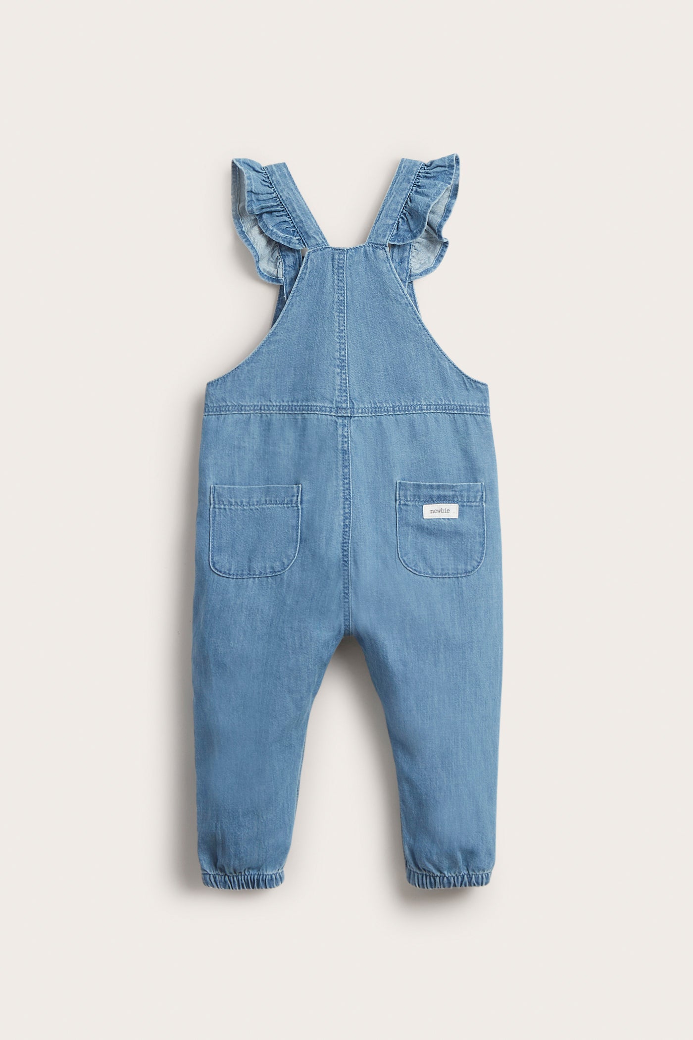 Baby blue denim dungarees