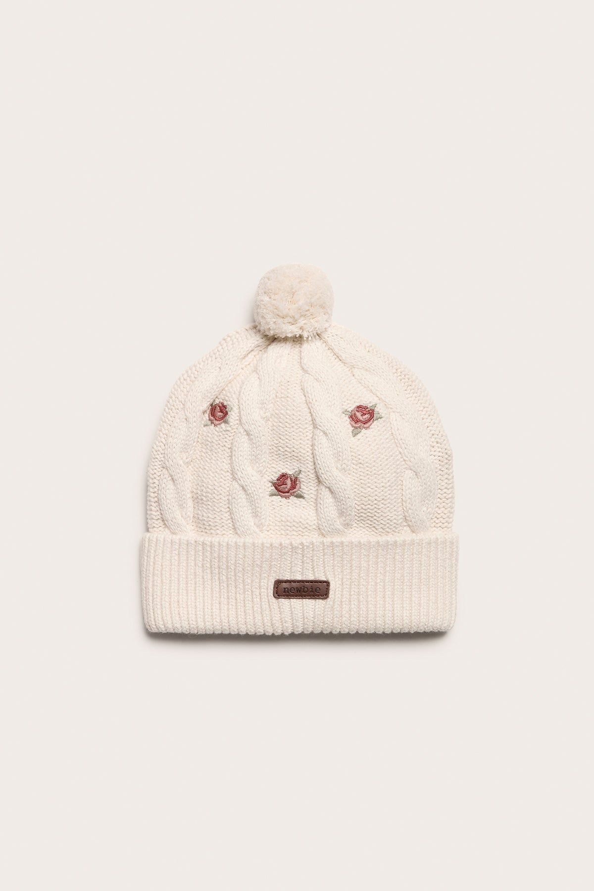 Baby & kids' beige rose beanie