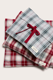 Christmas checked gift bags 3pk