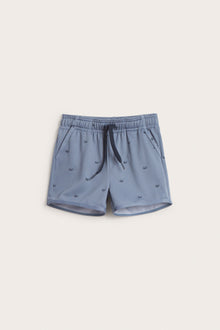 Kids' blue swimming trunks