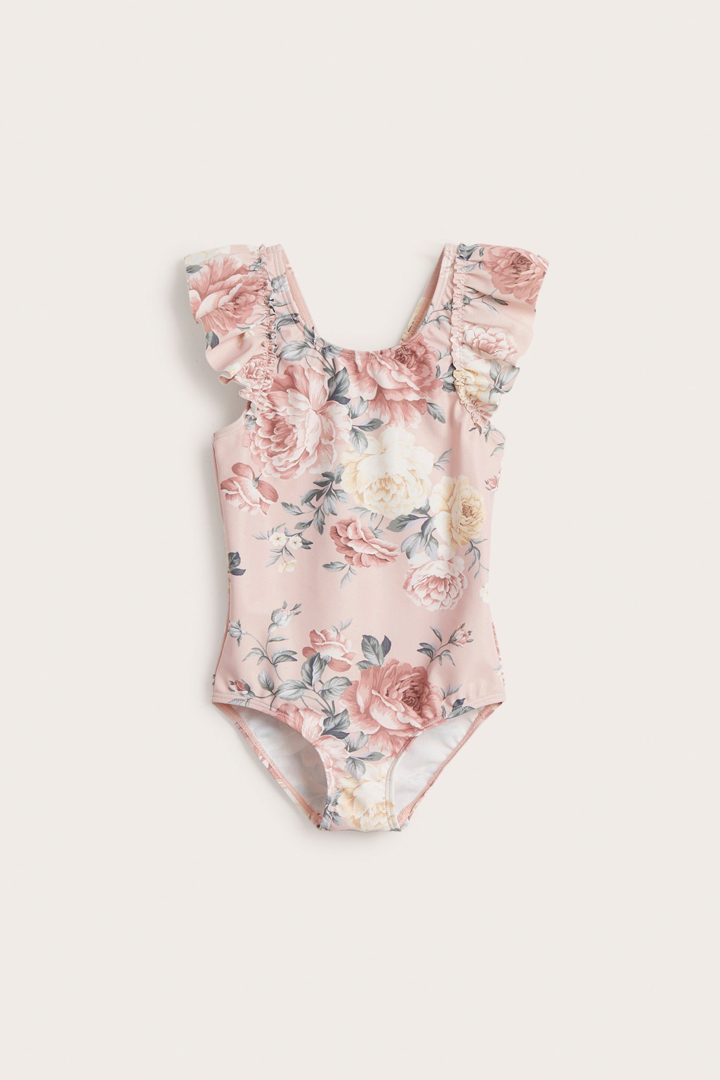 Baby & kids' pink floral swimsuit