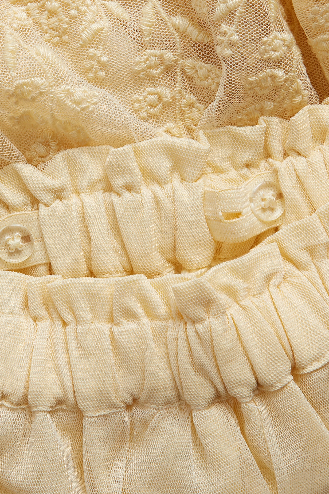 Baby & kids' yellow mesh skirt