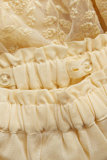 Baby & kids' yellow mesh skirt