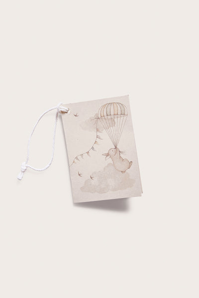 Gift card rabbit & hot air balloon