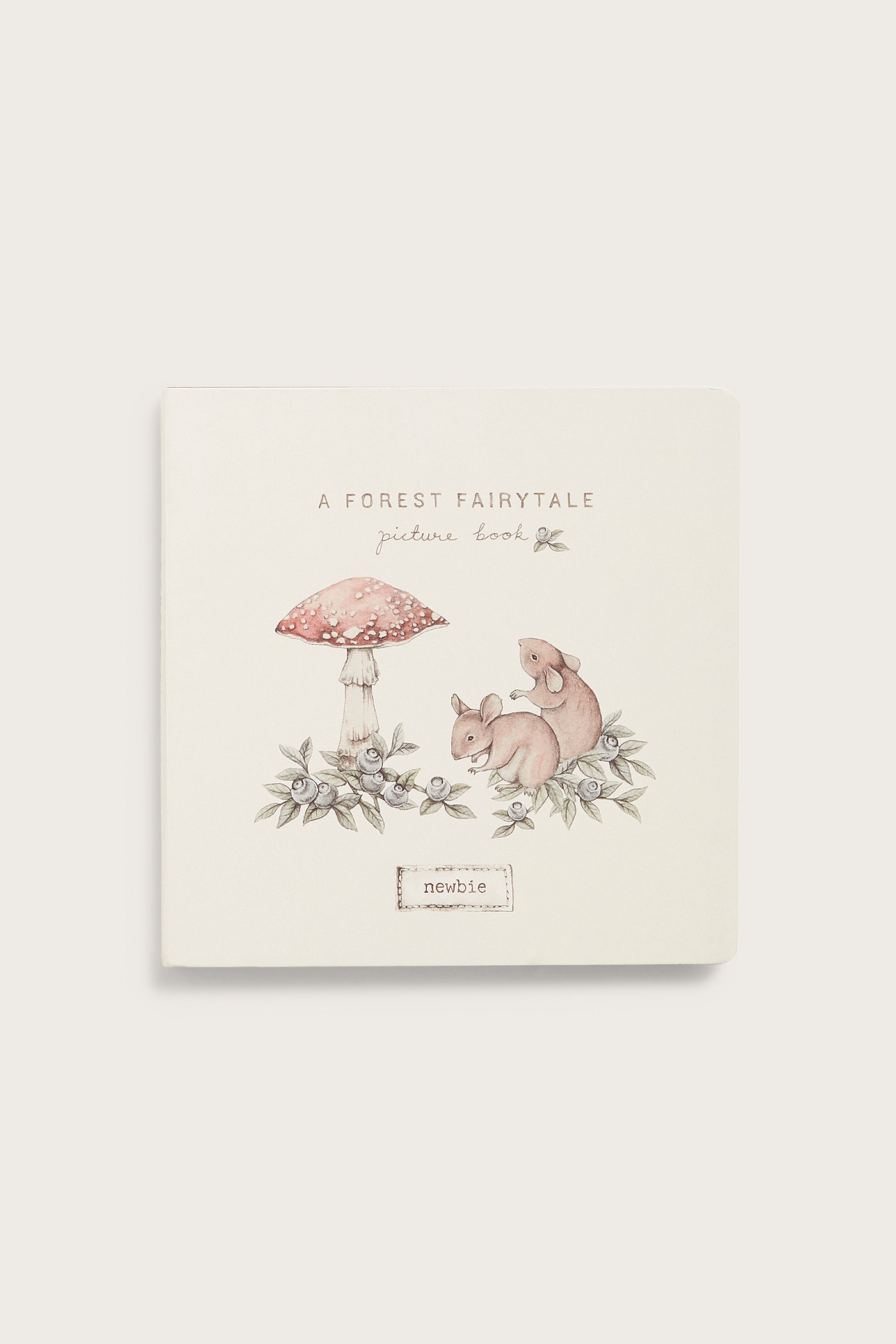 White animal and forest book
