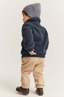 Baby & kids' blue pile jacket