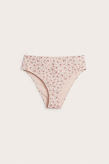 Women's pink floral bikini briefs