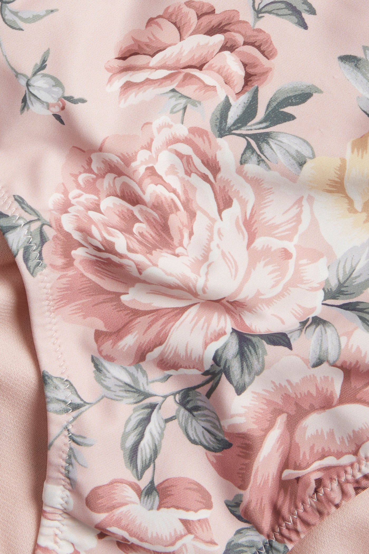 Women's pink floral bikini briefs