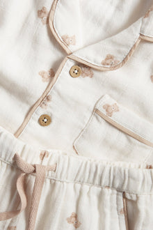 Baby & kids' beige teddy bear pyjamas