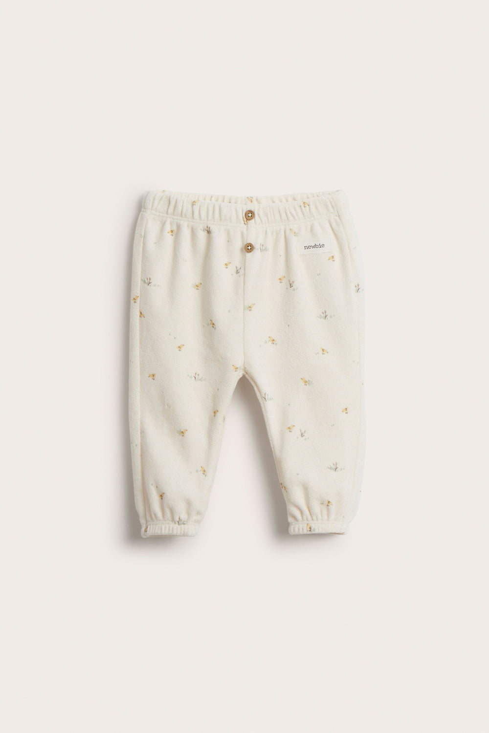 Baby white duck joggers