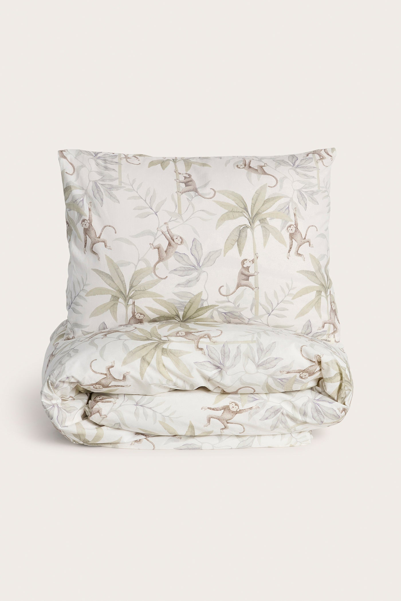 Kids' white Jungle Friends bedding set 140x200