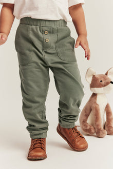 Kids' green joggers