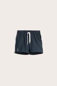 Kids' blue anchor swim shorts
