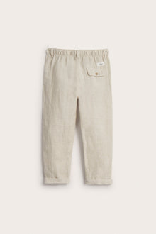 Kids' beige linen trousers